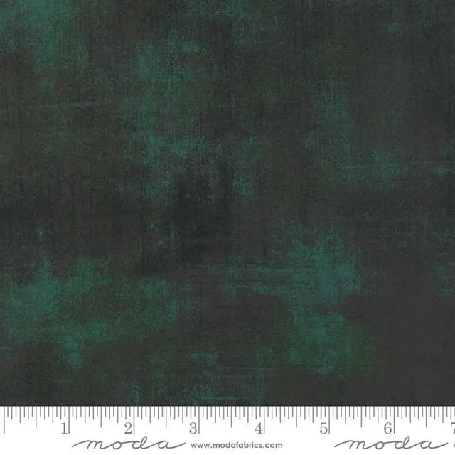 Cotton Fabric Green Grunge Basics Christmas Green 44/45"