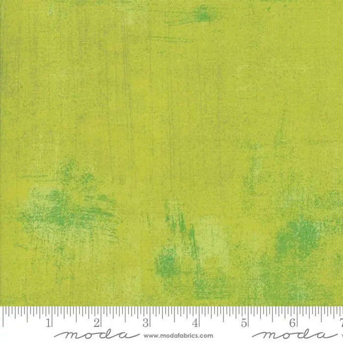 Cotton Fabric Green Grunge Basics Lime Punch 44/45"