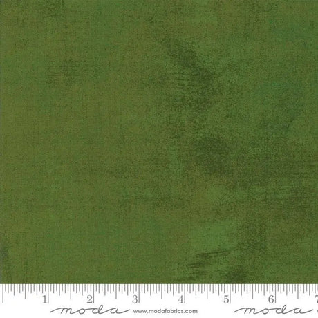 Cotton Fabric Green Grunge Basics Olive Branch 44/45"
