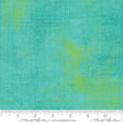 Cotton Fabric Green Turquoise Grunge Basics Aruba 44/45"