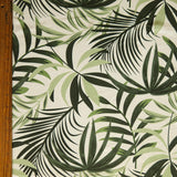 Swim Knit Poly Spandex Green Palms