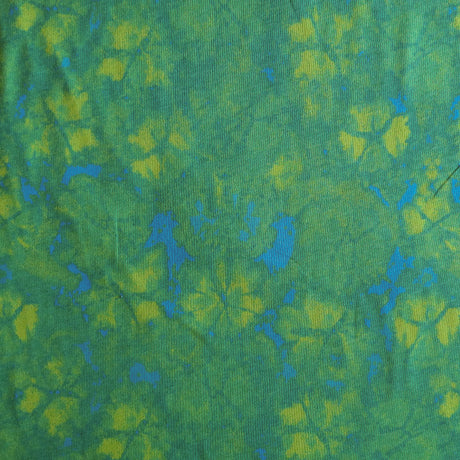 Cotton Jersey Knit Green Shamrock Tie Dye