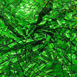 Stretch Velvet Metallic Foil Fabric