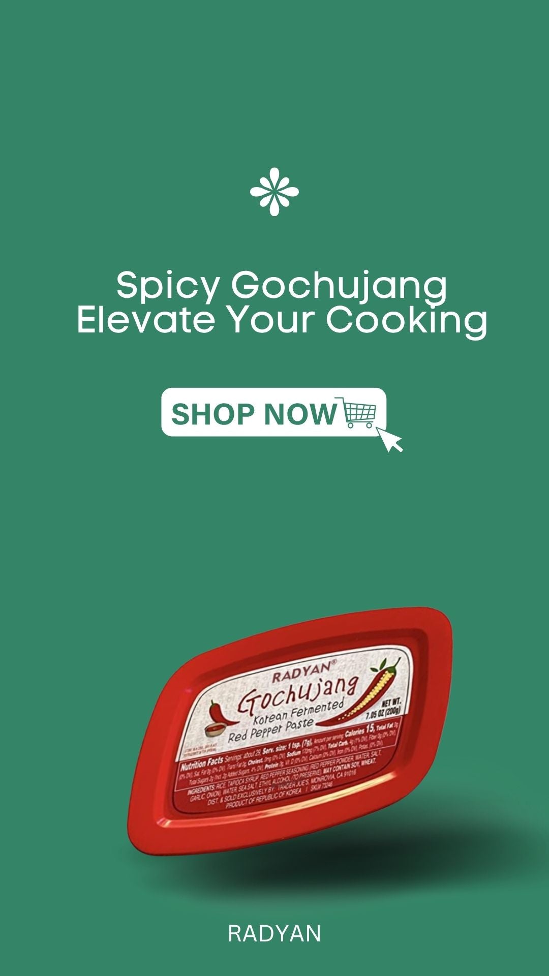 Radyan Spicy Gochujang – Elevate Your Cooking