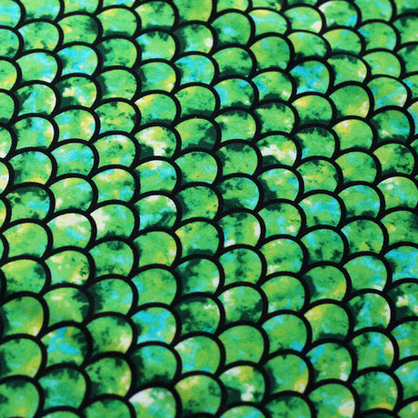 Mermaid Hologram Nylon Spandex Fabric - Holographic Mermaid Scales, 58/60" Width (1 Yard)