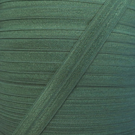 Fold Over Elastic Trim Greenery 5/8"