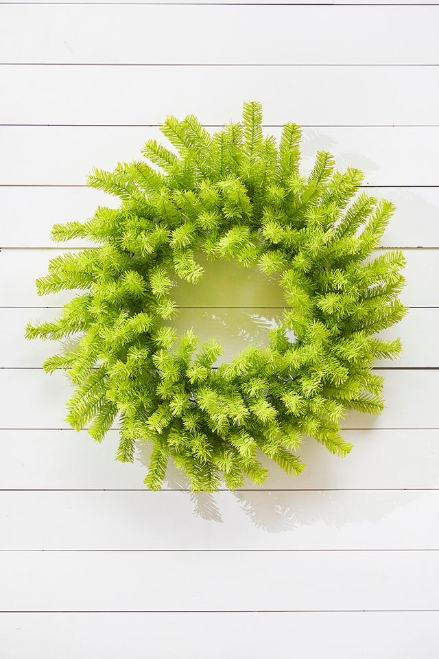 30" Lime Green Wreath