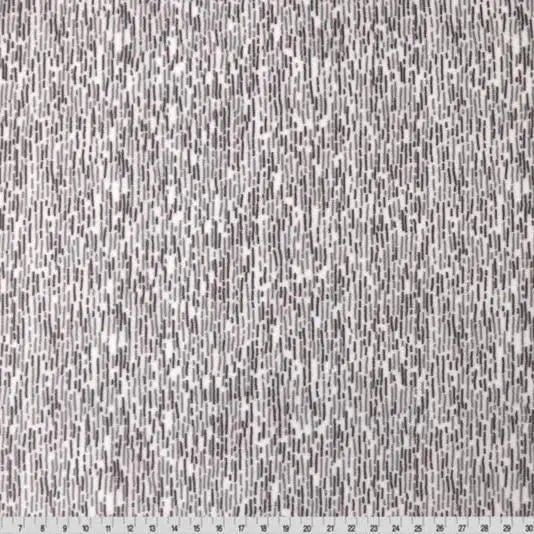 Minky Plush Fabric Grey Alloy Dash Extra Wide