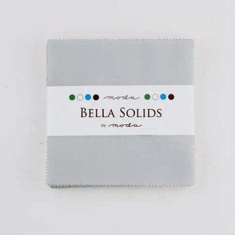 MODA Bella Solids Zen Grey Charm Pack Precuts