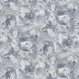 Cotton Wideback Fabric Grey First Light Paint Swirls 116/118"