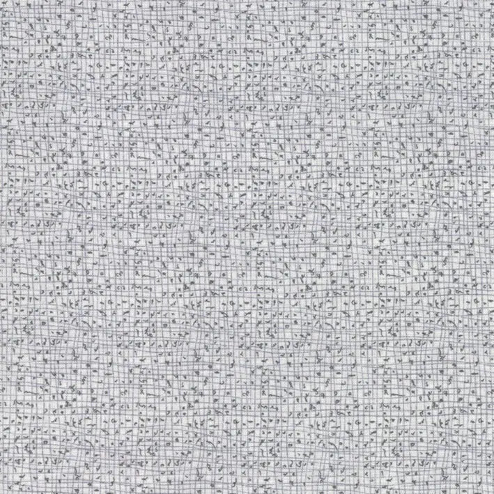 Cotton Wideback Fabric Grey Heather Thatched 108"