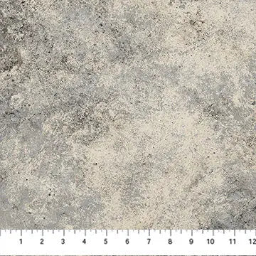 Cotton Wideback Fabric Grey Mountain Mist Stonehenge Multi Mixers 108"
