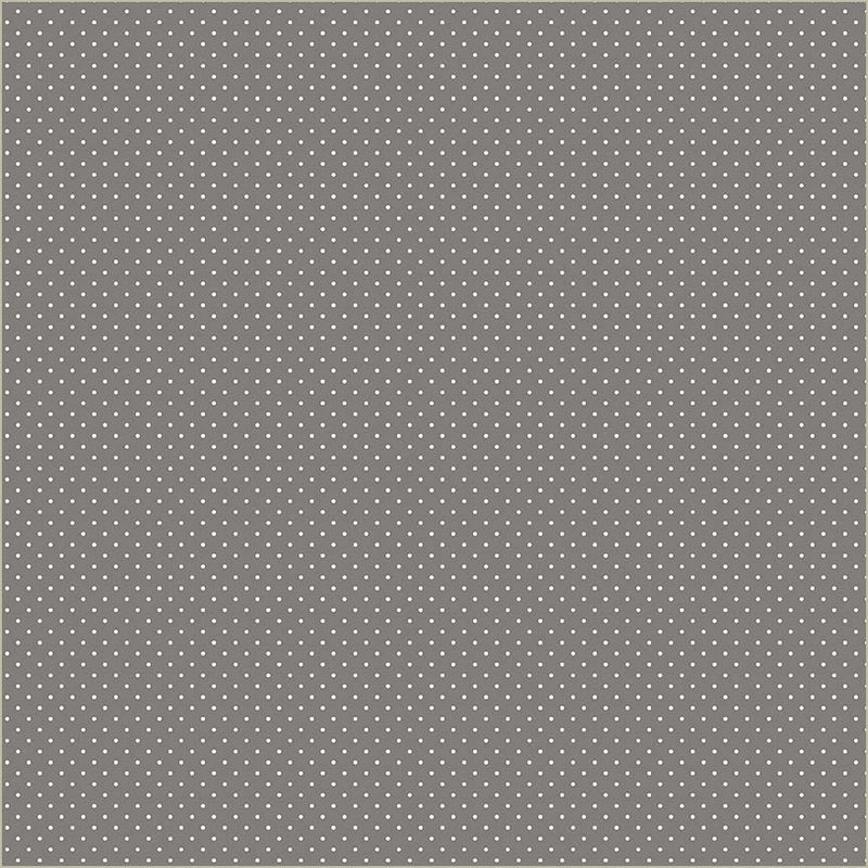 Cotton Print Grey Verona Dots Fabric 44/45"