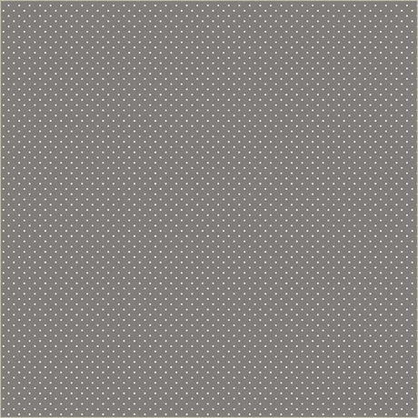 Cotton Print Grey Verona Dots Fabric 44/45"