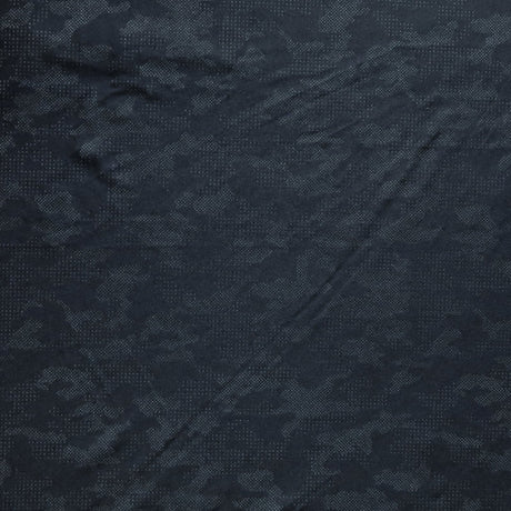 Swim Knit Grey Textured Camo on Black Nylon Spandex