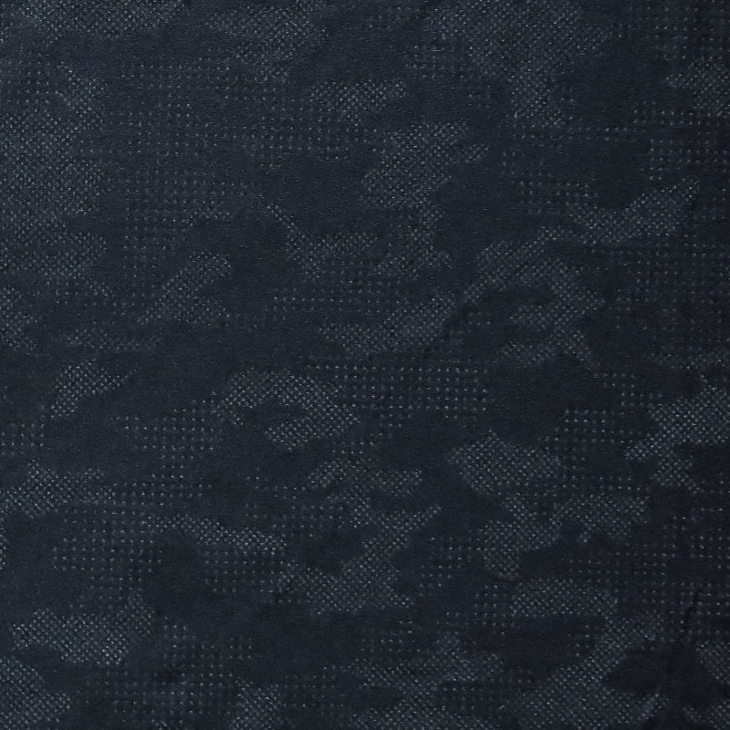 Swim Knit Grey Textured Camo on Black Nylon Spandex