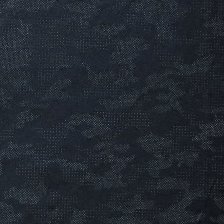 Swim Knit Grey Textured Camo on Black Nylon Spandex