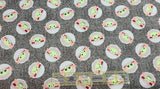 Quilting Cotton Star Wars Mandalorian Baby Yoda Toss Grey Robert Kaufman