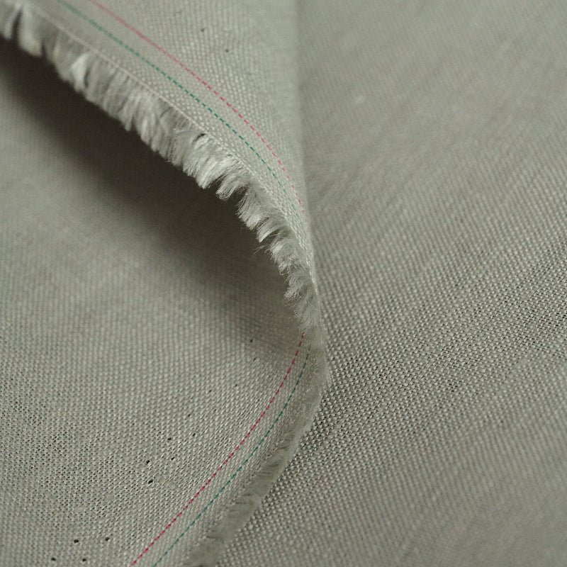 Pure Linen Greystone Fabric 5.5 oz