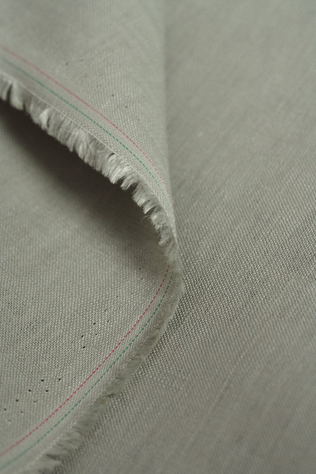 Pure Linen Greystone Fabric 5.5 oz