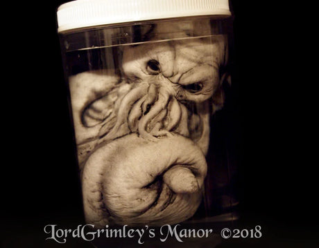 Combo - White Alien and Cthulhu - Embryo Jar