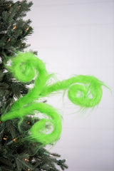 30” Furry Spiral Curly Spray - Green