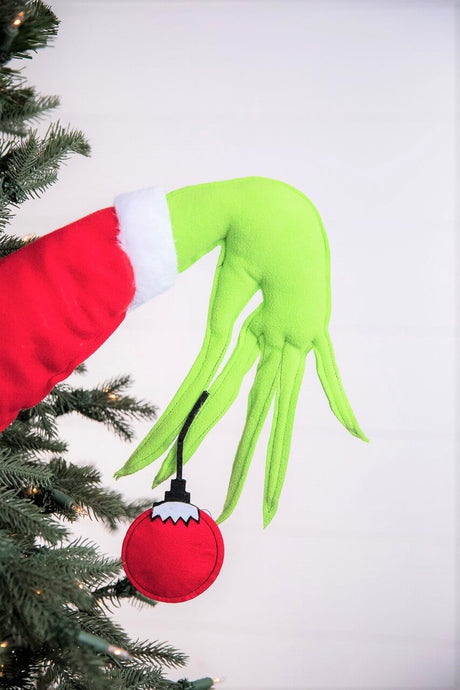 23” x 11" Green Monster Hand Ornament