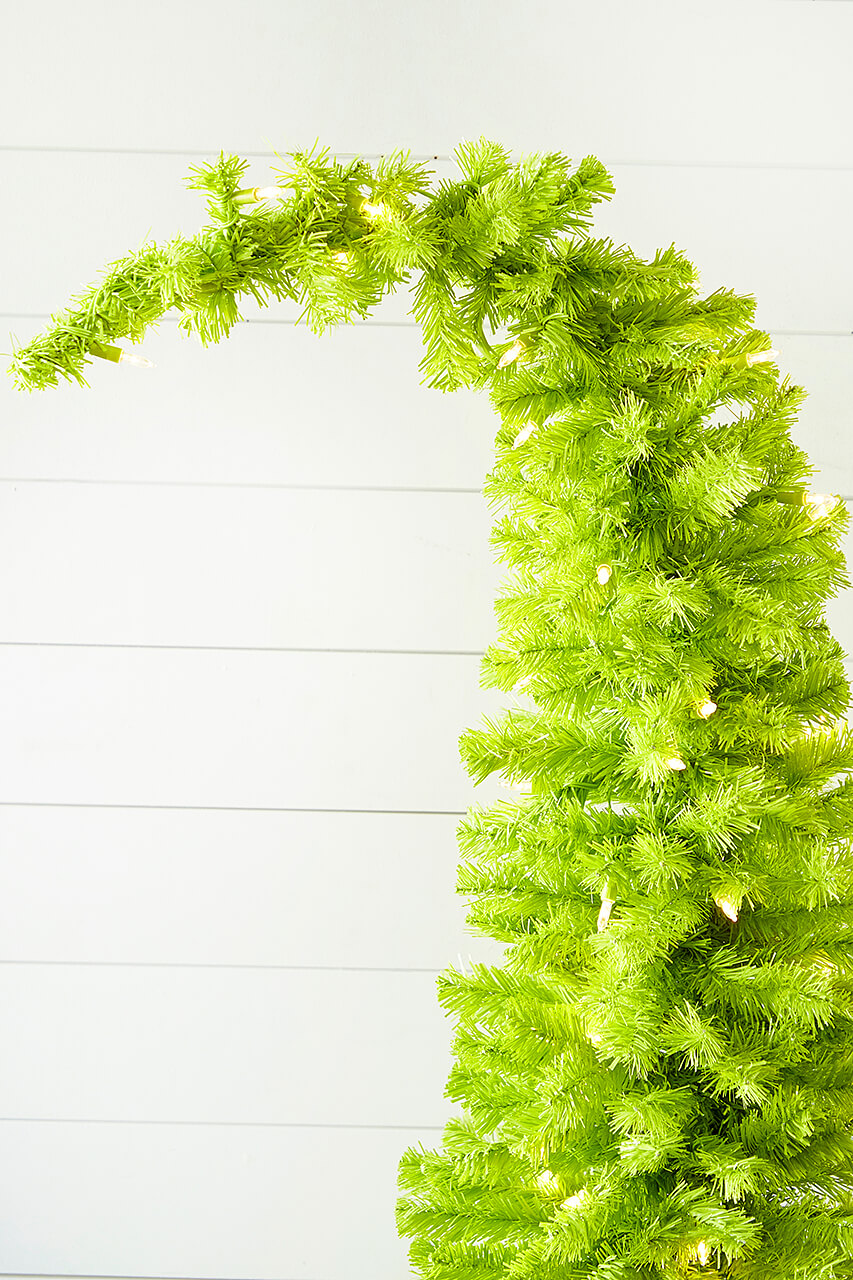 5' Lime Green Whimsical Tree with LED Lights