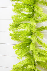 9' x 14" Lime Green Garland