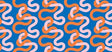 Cotton Wideback Fabric Groove Multi Blue