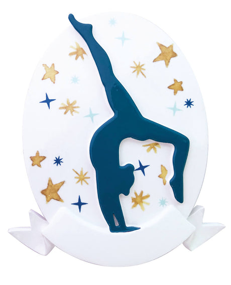 3.5" Child Gymnast Customizable Ornament
