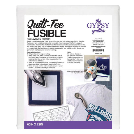 Gypsy Quilter Quilt-Tee Fusible 60in x 72in Stabilizer