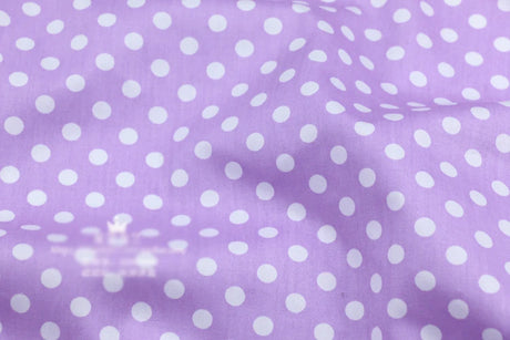 Dots Printed 100% Cotton Fabric by Meter, DIY Patchwork, Quilt Cloth, Bedding Blanket, Sheet, Pillow Decor, Fat Quilt, Tilda