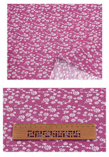 100% Cotton Fabric Pink Purple Pattern Floral Plain Printed Patchwork Cloth DIY Handmade Sewing fabrics in The Meter Needlework