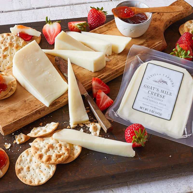 Vanilla Goat Milk Cheese Sweet Creamy Artisan Dessert Cheese