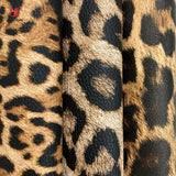 Leopard PU Leatherette Sewing Fabric Faux Leather DIY Craft Brooch Bow Handmade Earring Making Doll DIY Decor