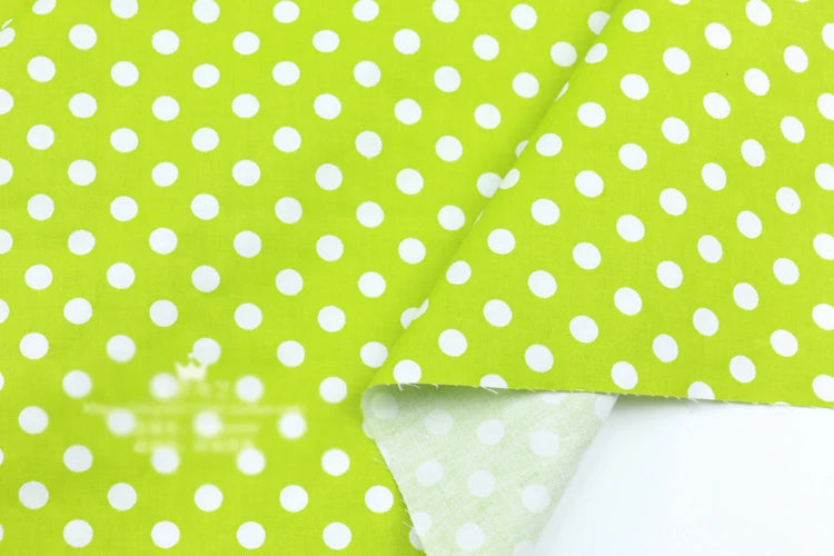 Dots Printed 100% Cotton Fabric by Meter, DIY Patchwork, Quilt Cloth, Bedding Blanket, Sheet, Pillow Decor, Fat Quilt, Tilda