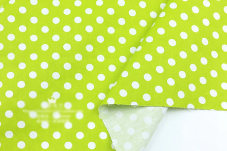 Dots Printed 100% Cotton Fabric by Meter, DIY Patchwork, Quilt Cloth, Bedding Blanket, Sheet, Pillow Decor, Fat Quilt, Tilda