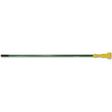 Rubbermaid FGH24600GR00 60" Gripper Clamp Style Green Fiberglass Wet-Mop Handle w/Plastic Yellow Head