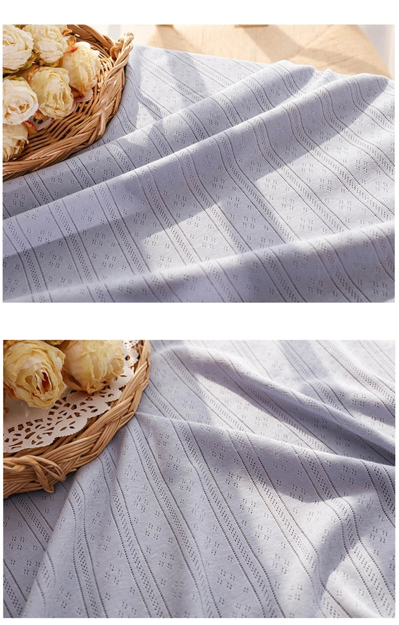 180x200cm/85x50cm 32S Cotton Stretch Rib Knitted Jacquard Fabric For  Children's Clothing, Home Wear Handmade DIY Fabric K303290