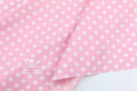Dots Printed 100% Cotton Fabric by Meter, DIY Patchwork, Quilt Cloth, Bedding Blanket, Sheet, Pillow Decor, Fat Quilt, Tilda