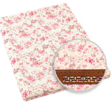 100% Cotton Fabric Pink Purple Pattern Floral Plain Printed Patchwork Cloth DIY Handmade Sewing fabrics in The Meter Needlework