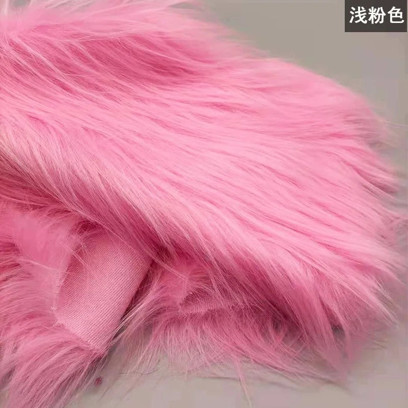 35Colours 12cm Imitation Plush Fur Fabric For DIY Photo Props chair decorative background Plush mat animal toy doll fabric