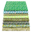 Teramila 8PCS Pack Square Multicolor Printed Cotton Fabric For Sewing Quilt Cloth Needlework Plaid Handicraft Material Patchwork
