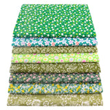 Teramila 8PCS Pack Square Multicolor Printed Cotton Fabric For Sewing Quilt Cloth Needlework Plaid Handicraft Material Patchwork