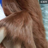 35Colours 12cm Imitation Plush Fur Fabric For DIY Photo Props chair decorative background Plush mat animal toy doll fabric