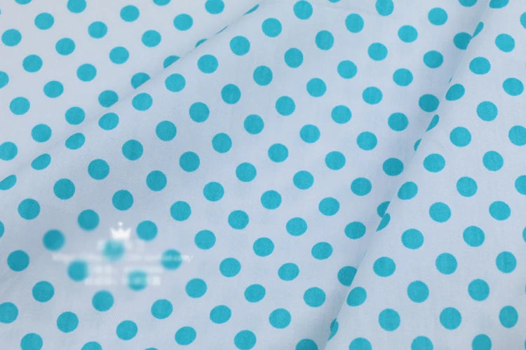 Dots Printed 100% Cotton Fabric by Meter, DIY Patchwork, Quilt Cloth, Bedding Blanket, Sheet, Pillow Decor, Fat Quilt, Tilda