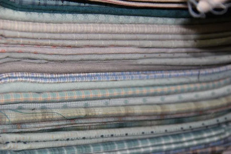 Japanese Yarn-dyed fabric handmade DIY Patchwork 100% Cotton Fabric For Sewing Doll clothes Quilt cloth Bundle  telas tissus