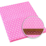 100% Cotton Fabric Pink Purple Pattern Floral Plain Printed Patchwork Cloth DIY Handmade Sewing fabrics in The Meter Needlework