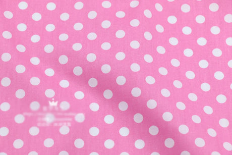 Dots Printed 100% Cotton Fabric by Meter, DIY Patchwork, Quilt Cloth, Bedding Blanket, Sheet, Pillow Decor, Fat Quilt, Tilda